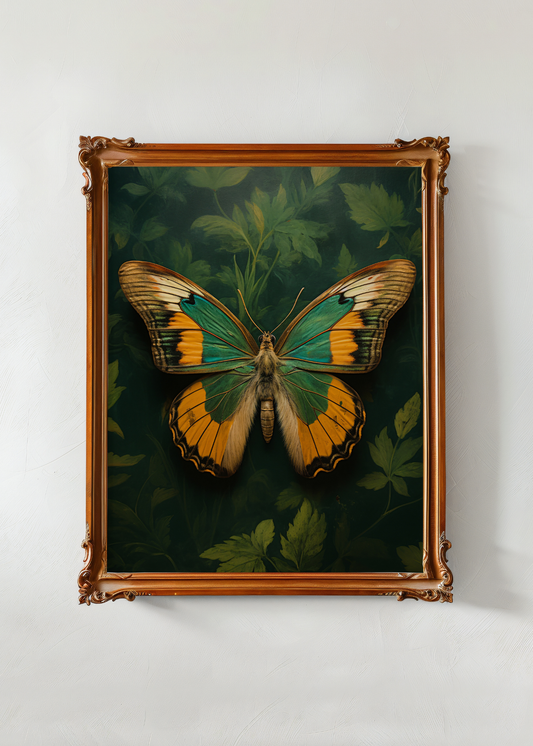 Green Butterfly— Digital Art Print