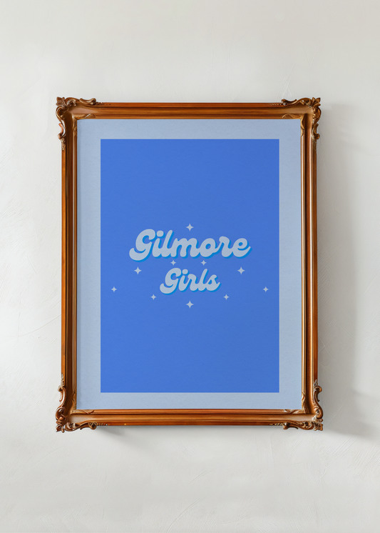 Gilmore Girls, Blue— Digital Art Print