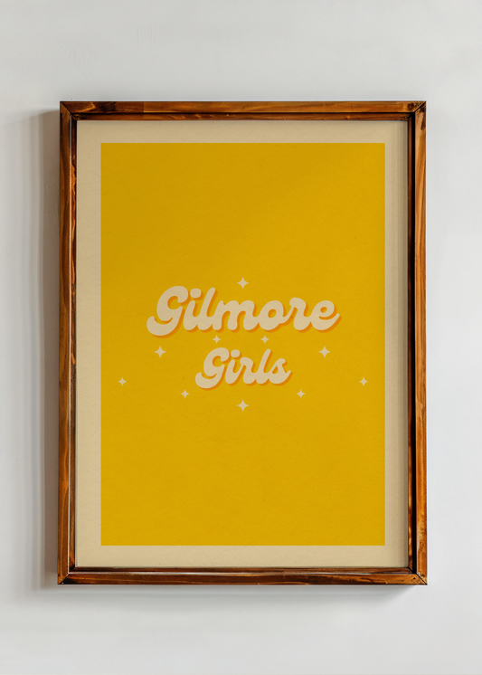 Gilmore Girls, Yellow— Digital Art Print