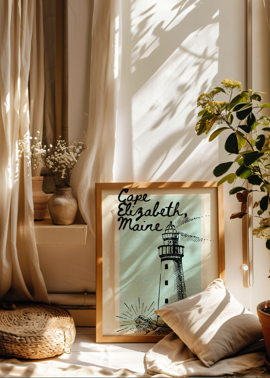 Cape Elizabeth— Digital Art Print