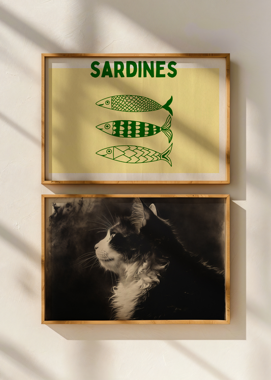 Whiskers and Whimsy— Digital Art Print