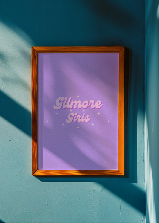 Gilmore Girls, Light Purple— Digital Art Print