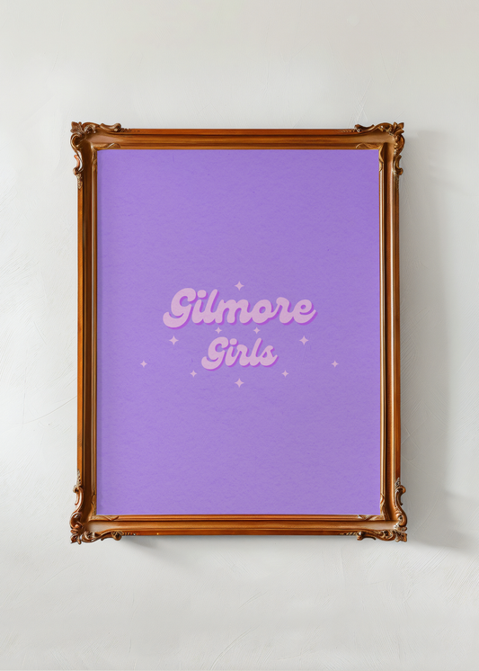 Gilmore Girls, Light Purple— Digital Art Print
