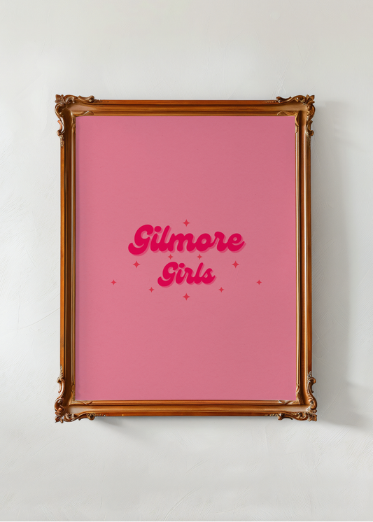 Gilmore Girls, Pink— Digital Art Print