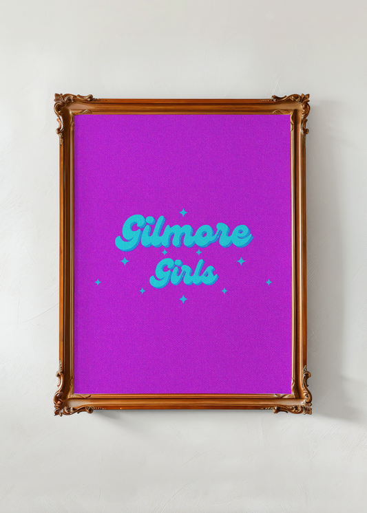 Gilmore Girls, Bright Purple— Digital Art Print