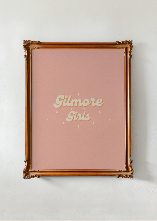 Gilmore Girls, Light Pink— Digital Art Print