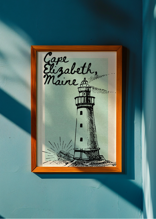 Cape Elizabeth— Digital Art Print
