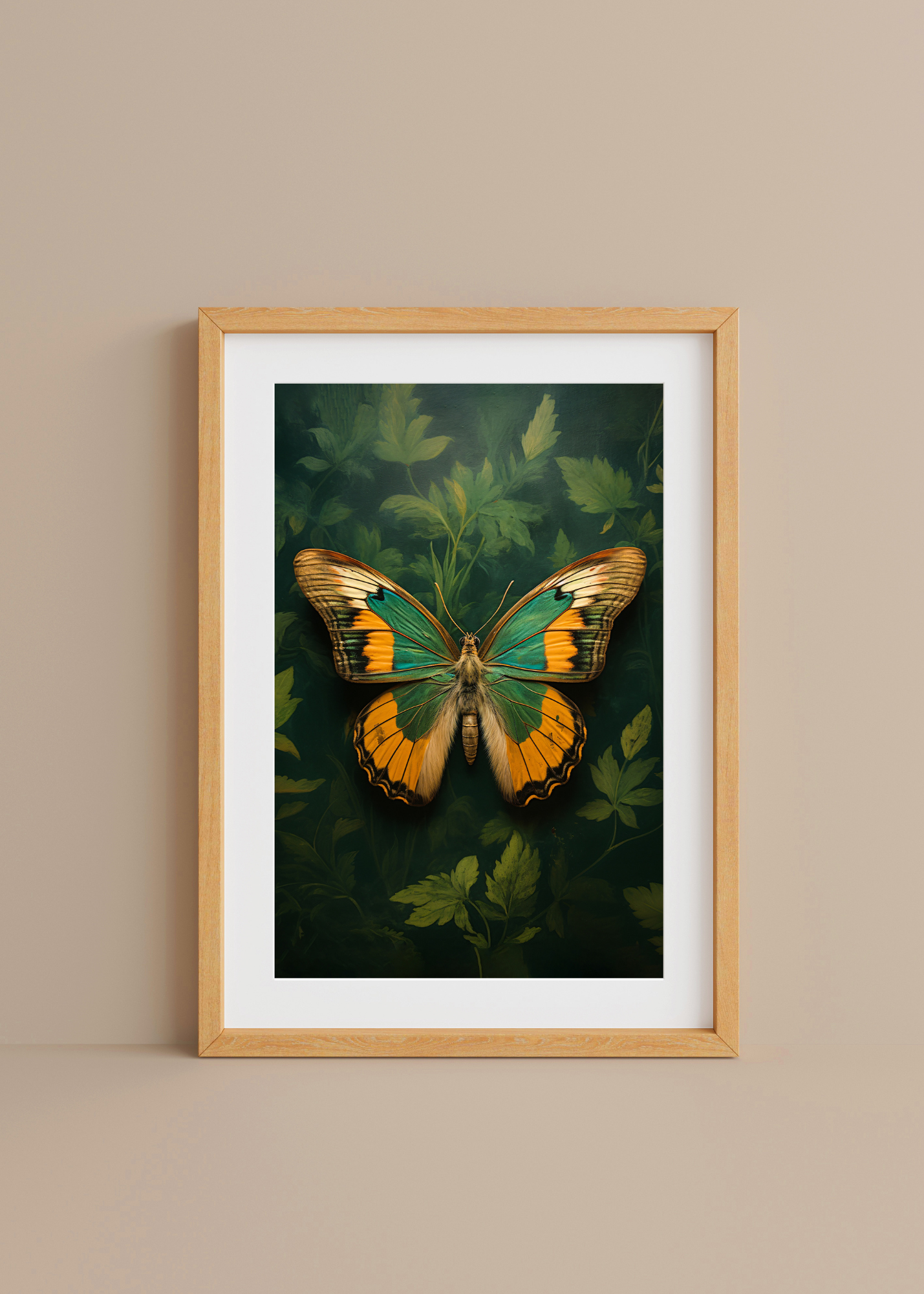 Green Butterfly— Digital Art Print