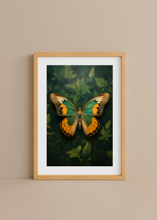 Green Butterfly— Digital Art Print