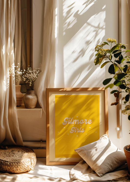 Gilmore Girls, Yellow— Digital Art Print