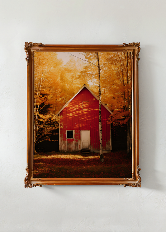 Quiet Crimson— Digital Art Print