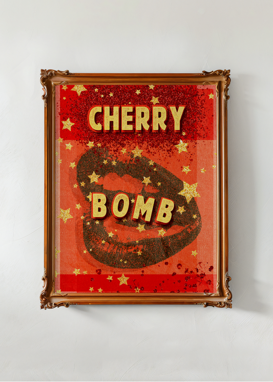Cherry Bomb— Digital Art Print