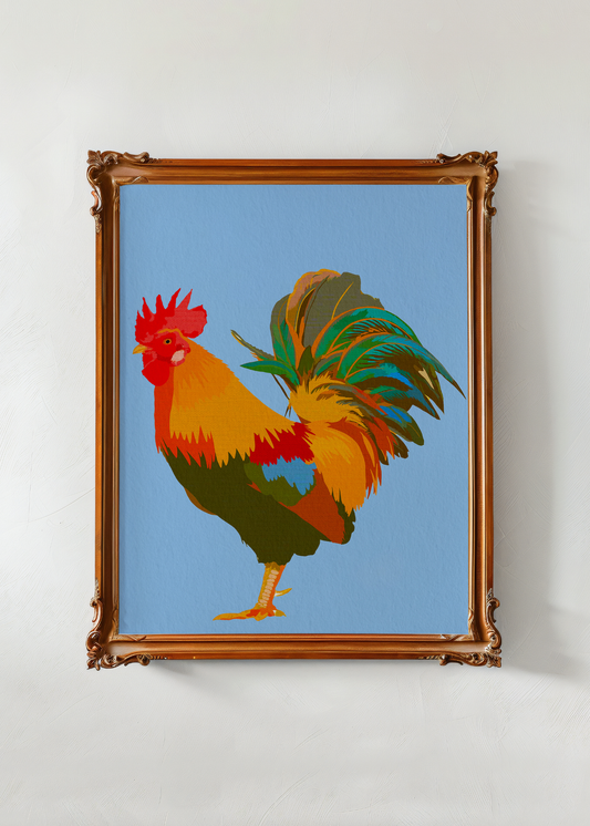 Chicken— Digital Art Print
