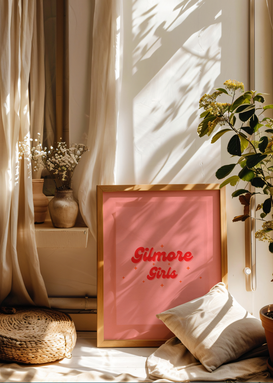 Gilmore Girls, Red— Digital Art Print
