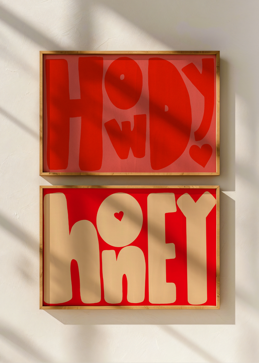 Howdy, Red—Digital Art Print