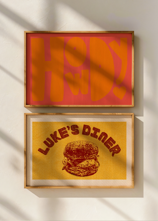 Howdy, Orange—Digital Art Print