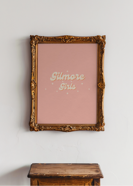 Gilmore Girls, Light Pink— Digital Art Print