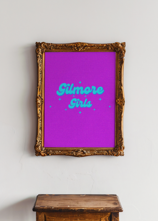 Gilmore Girls, Bright Purple— Digital Art Print