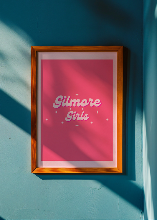 Gilmore Girls, Bright Pink— Digital Art Print