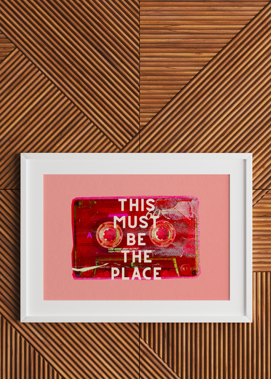This Must Be the Place, Pink— Digital Art Print