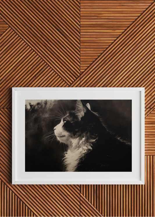 Whiskers and Whimsy— Digital Art Print