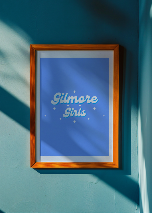 Gilmore Girls, Blue— Digital Art Print