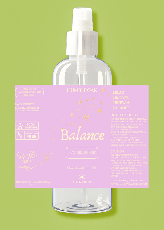 Balance: Magnesium Oil Spray