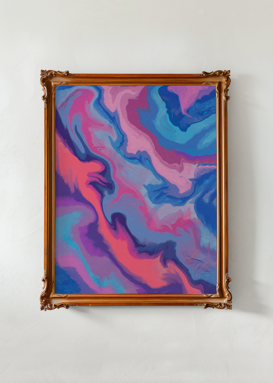 Cotton Candy Haze— Digital Art Print