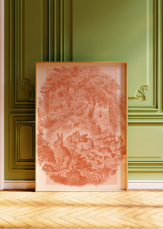 Softly in the Thicket— Digital Art Print