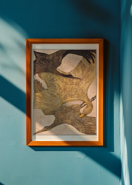 Three Flying Birds 2— Digital Art Prints