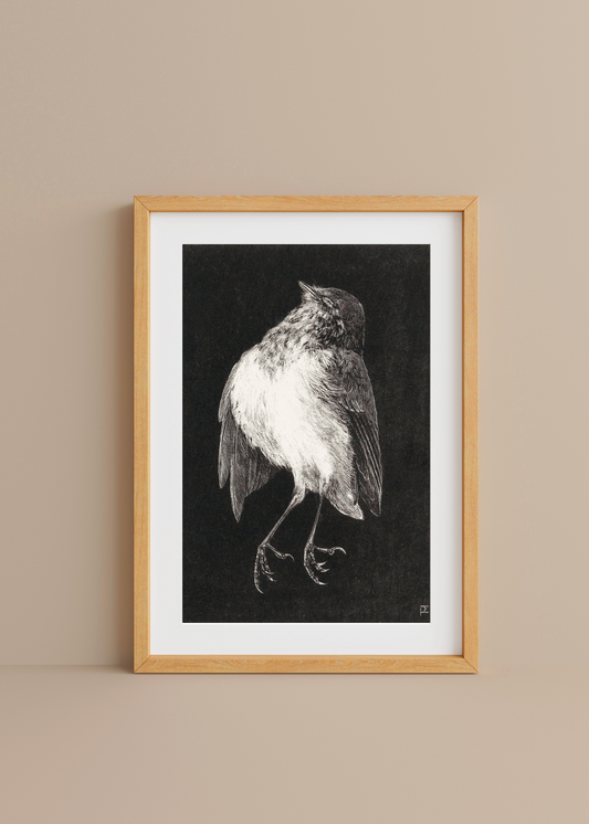 Dead Robin— Digital Art Print