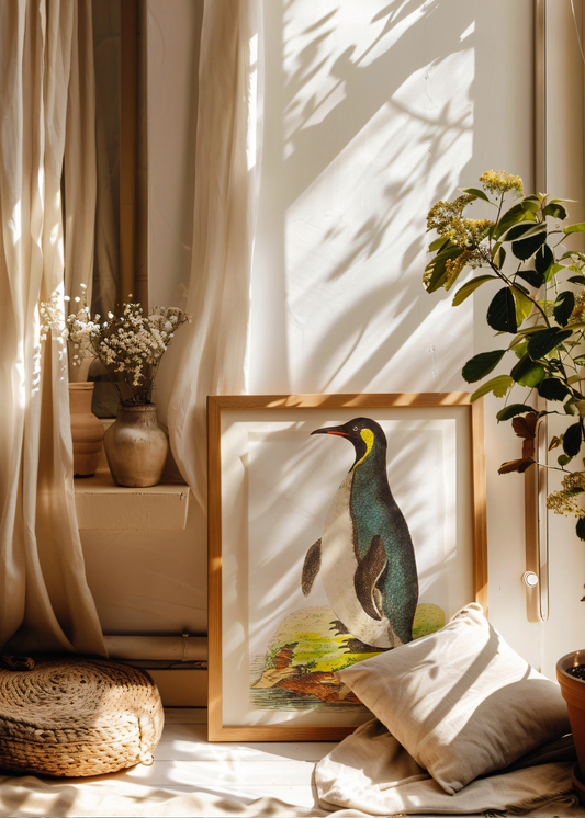 Patagonian Penguin— Digital Art Print
