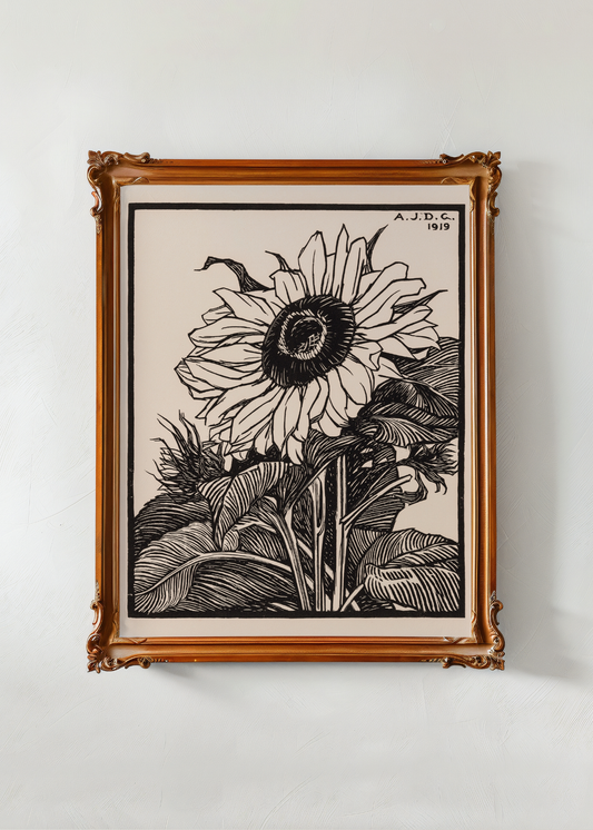 Sunflower— Digital Art Print