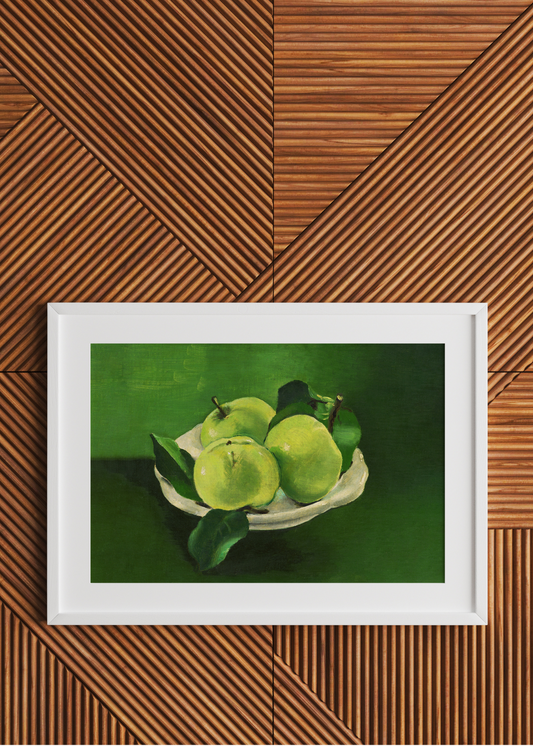 Still Life with Apples— Digital Art Print