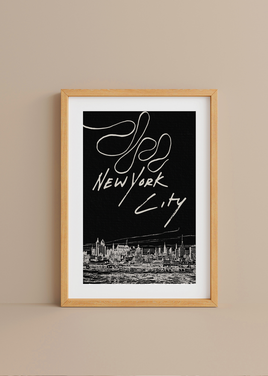 New York City— Digital Art Print