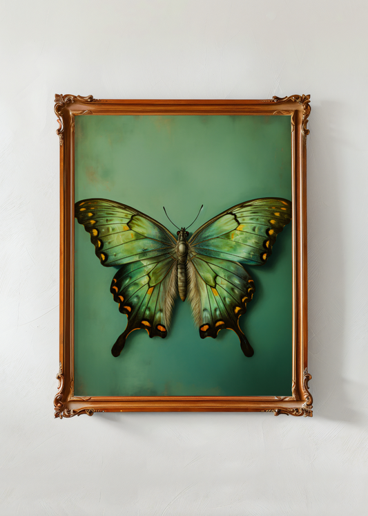 Emerald Stillness— Digital Art Print