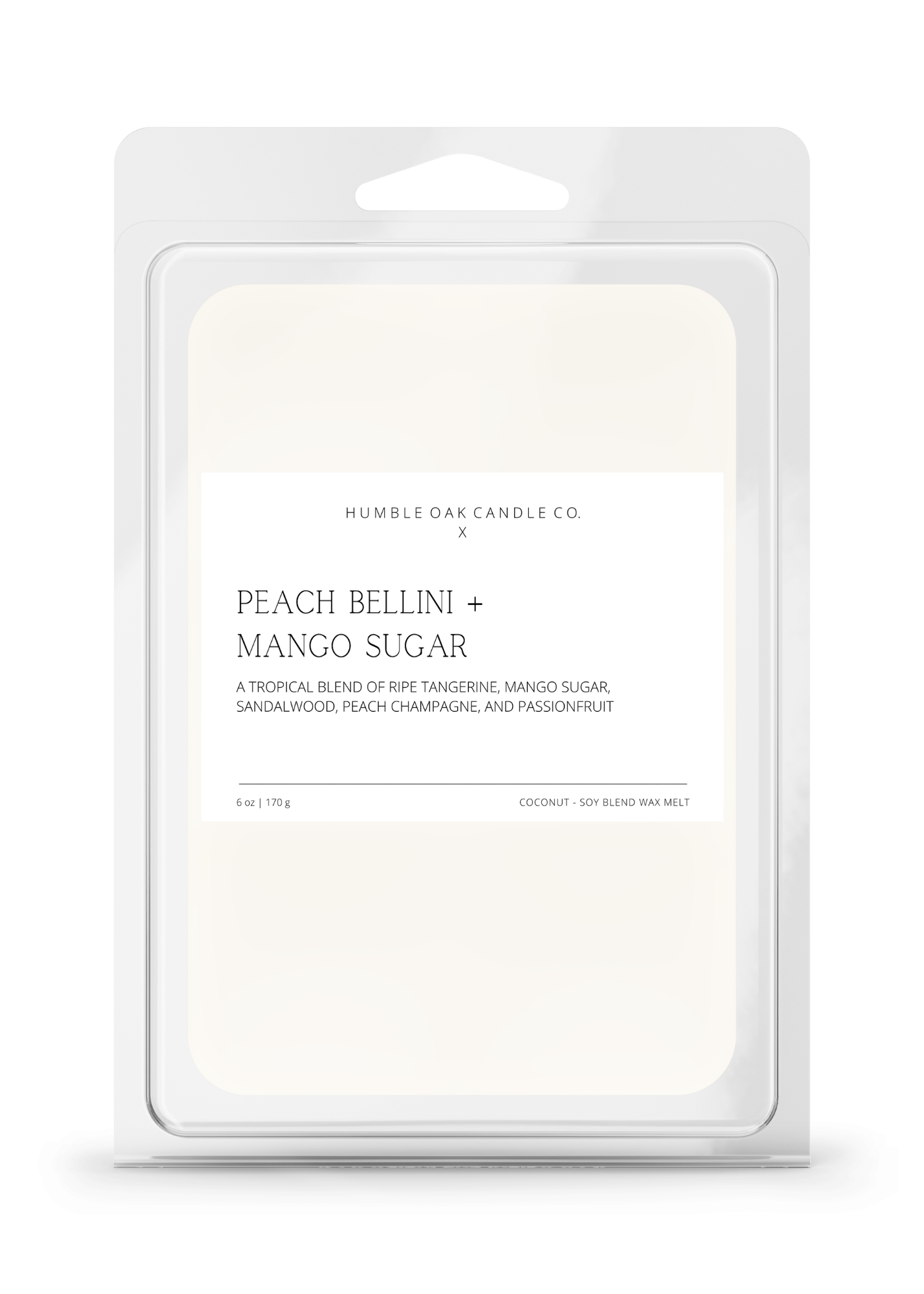 Peach Bellini + Mango Sugar— Wax Melt