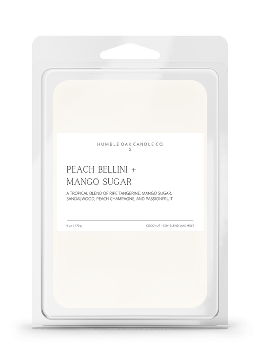 Peach Bellini + Mango Sugar— Wax Melt
