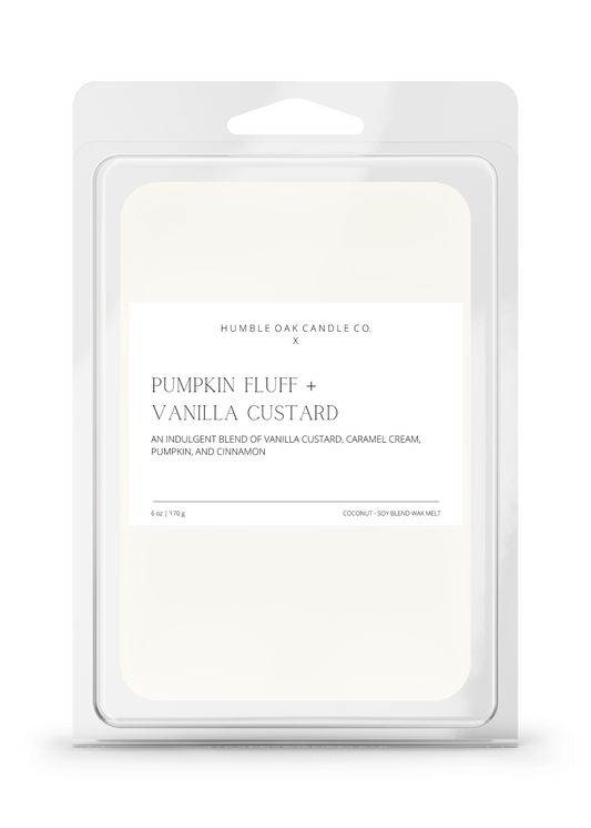 Pumpkin Fluff + Vanilla Custard— Wax Melt