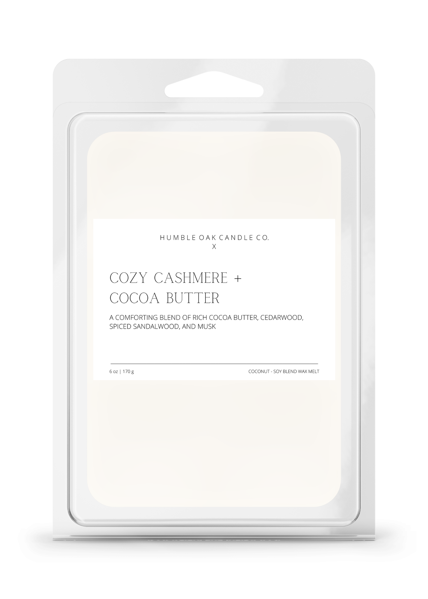 Cozy Cashmere + Cocoa Butter— Wax Melt
