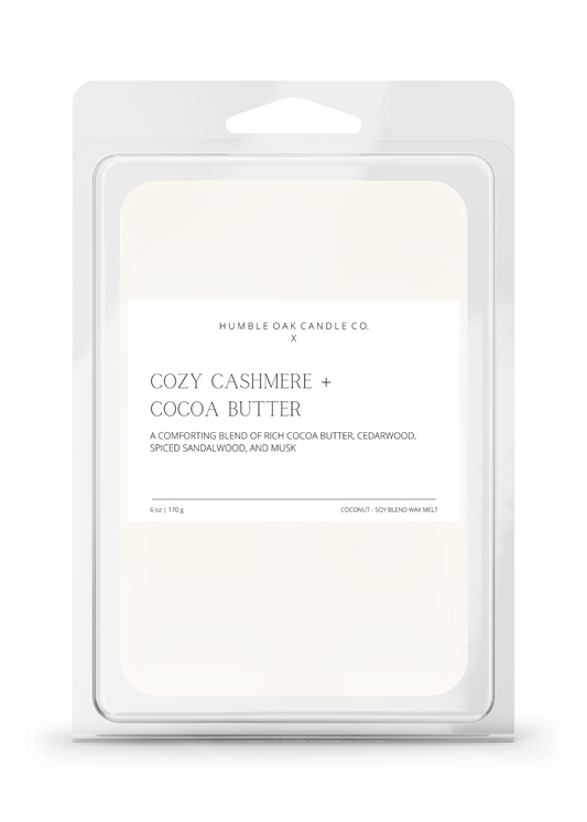 Cozy Cashmere + Cocoa Butter— Wax Melt