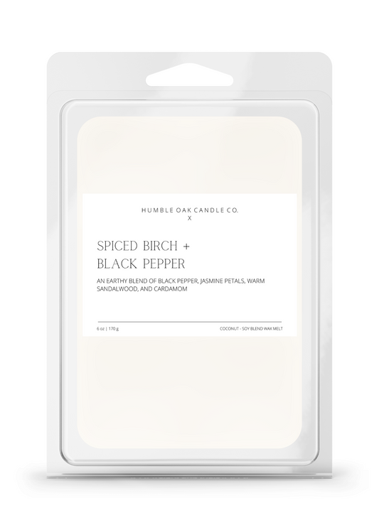 Spiced Birch + Black Pepper— Wax Melt