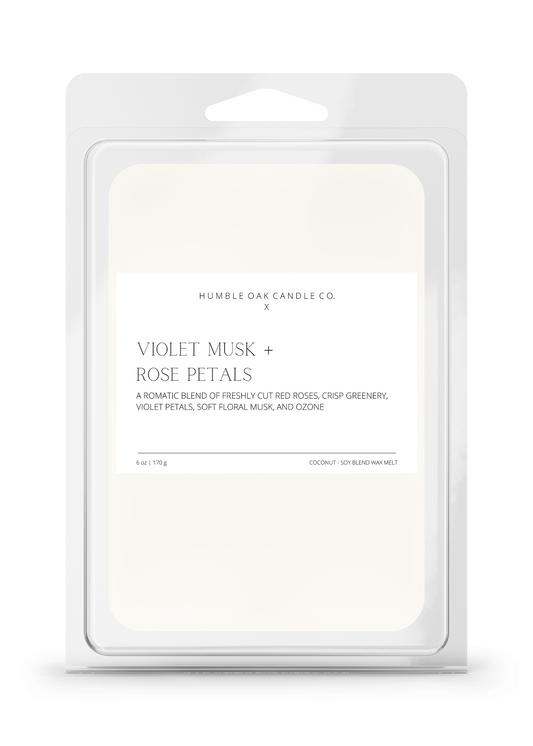 Violet Musk + Rose Petals— Wax Melt